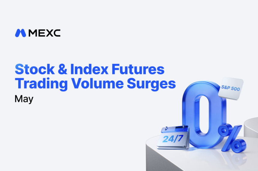 MEXC, 5월 TradFi 보고서 공개…미국 주식 선물 거래량 105% 증가