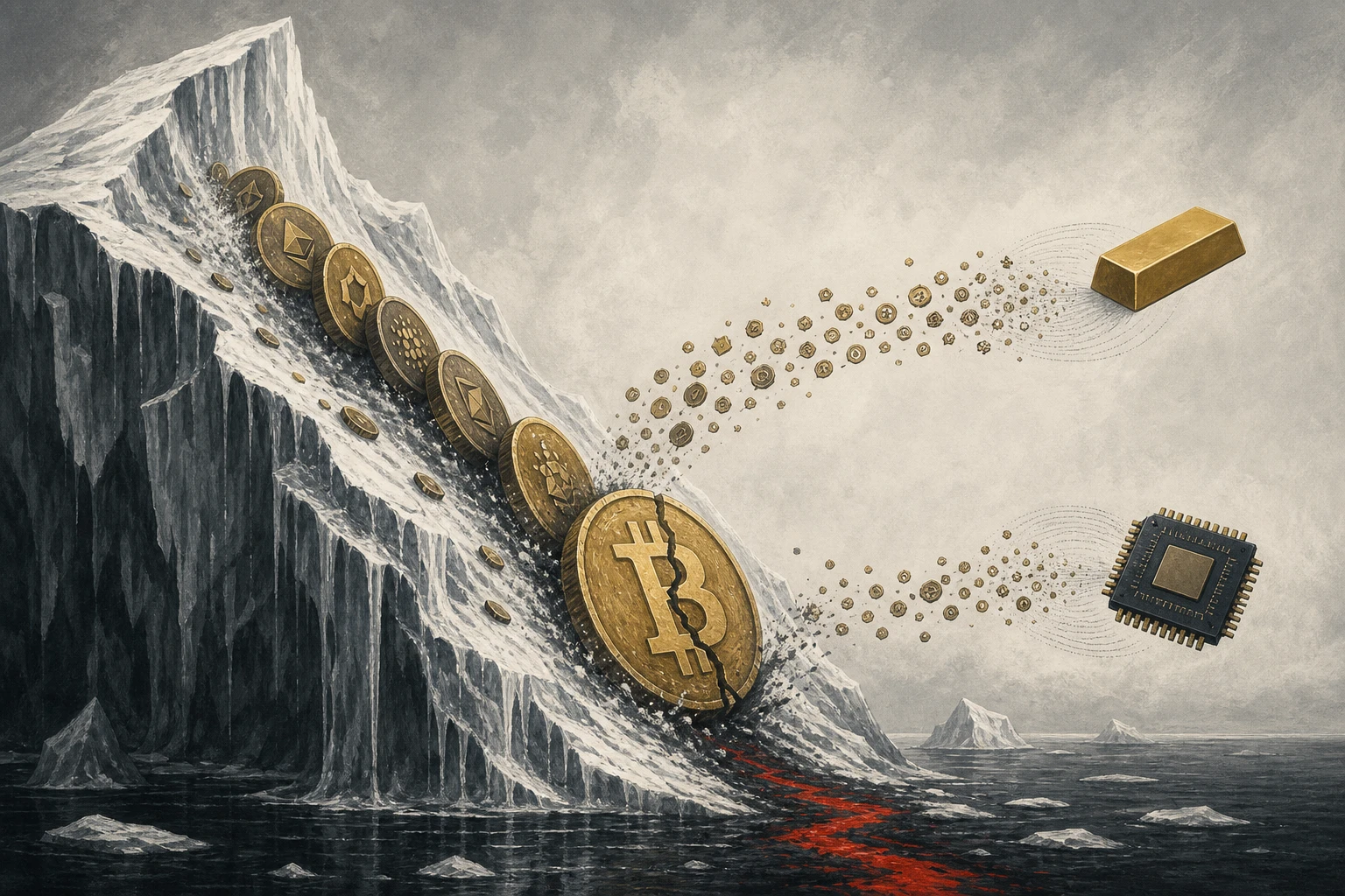 비트코인 6만2,000달러 붕괴…15억 달러 청산에 ETF 유출까지
