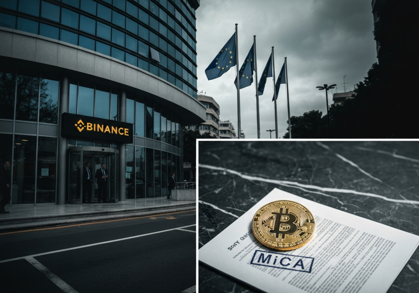바이낸스, EU 서비스 중단 위기…그리스 MiCA 허가 거부설