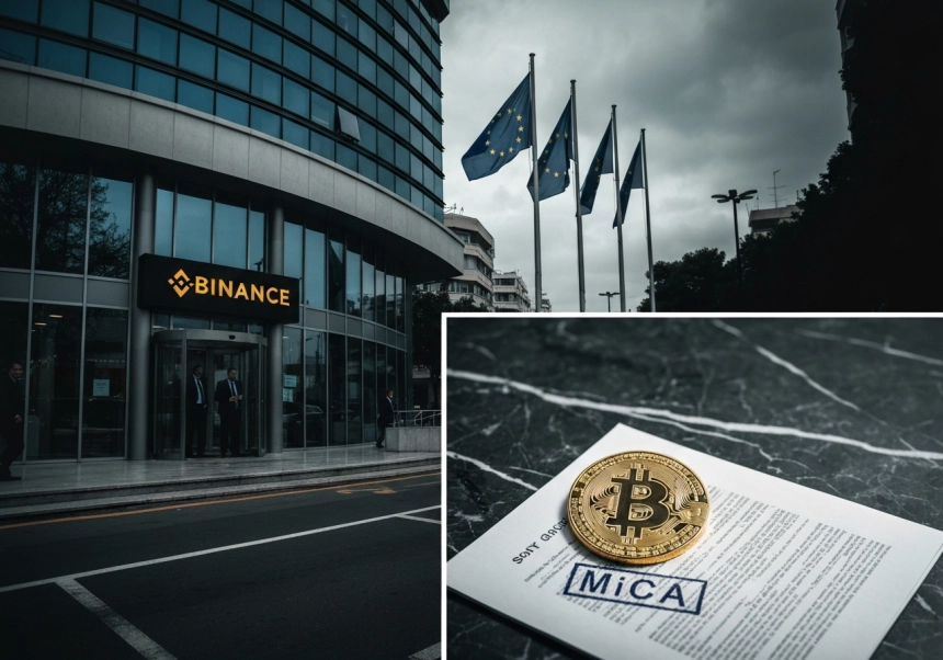 바이낸스, EU 서비스 중단 위기…그리스 MiCA 허가 거부설