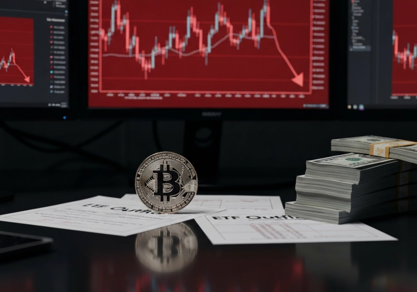 비트코인, ETF 자금 이탈에 5만5000달러 재시험 경고 커져