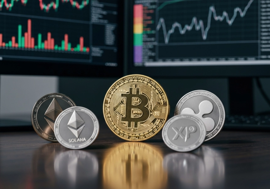 비트코인 우위 속 이더리움·XRP·솔라나·체인링크 상대강세 주목된다