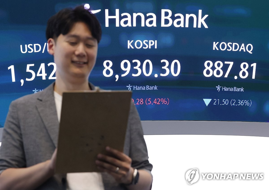 코스피, 반도체 투자심리에 힘입어 9,000선 재돌파