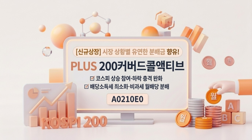 한화자산운용, 코스피200 액티브 커버드콜 ETF 상장…배당회피 전략 도입