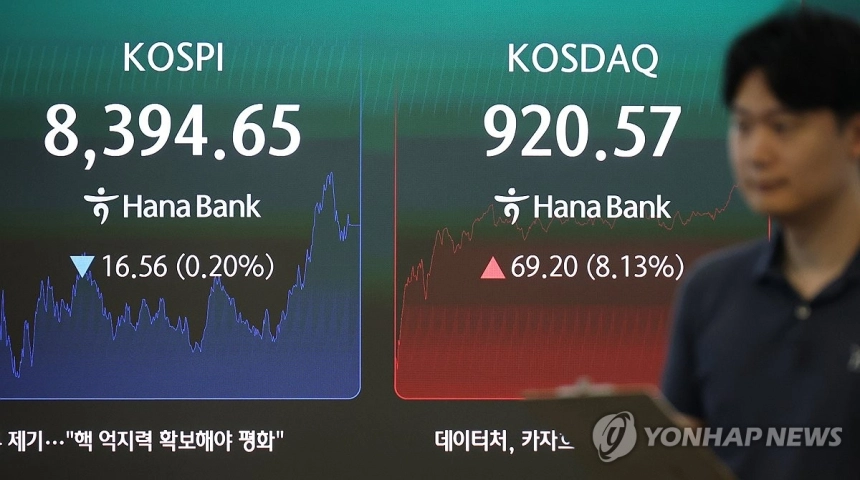 코스피200 변동성지수, 사상 최고 수준 돌파… 한국 증시 '공포 지수' 비상