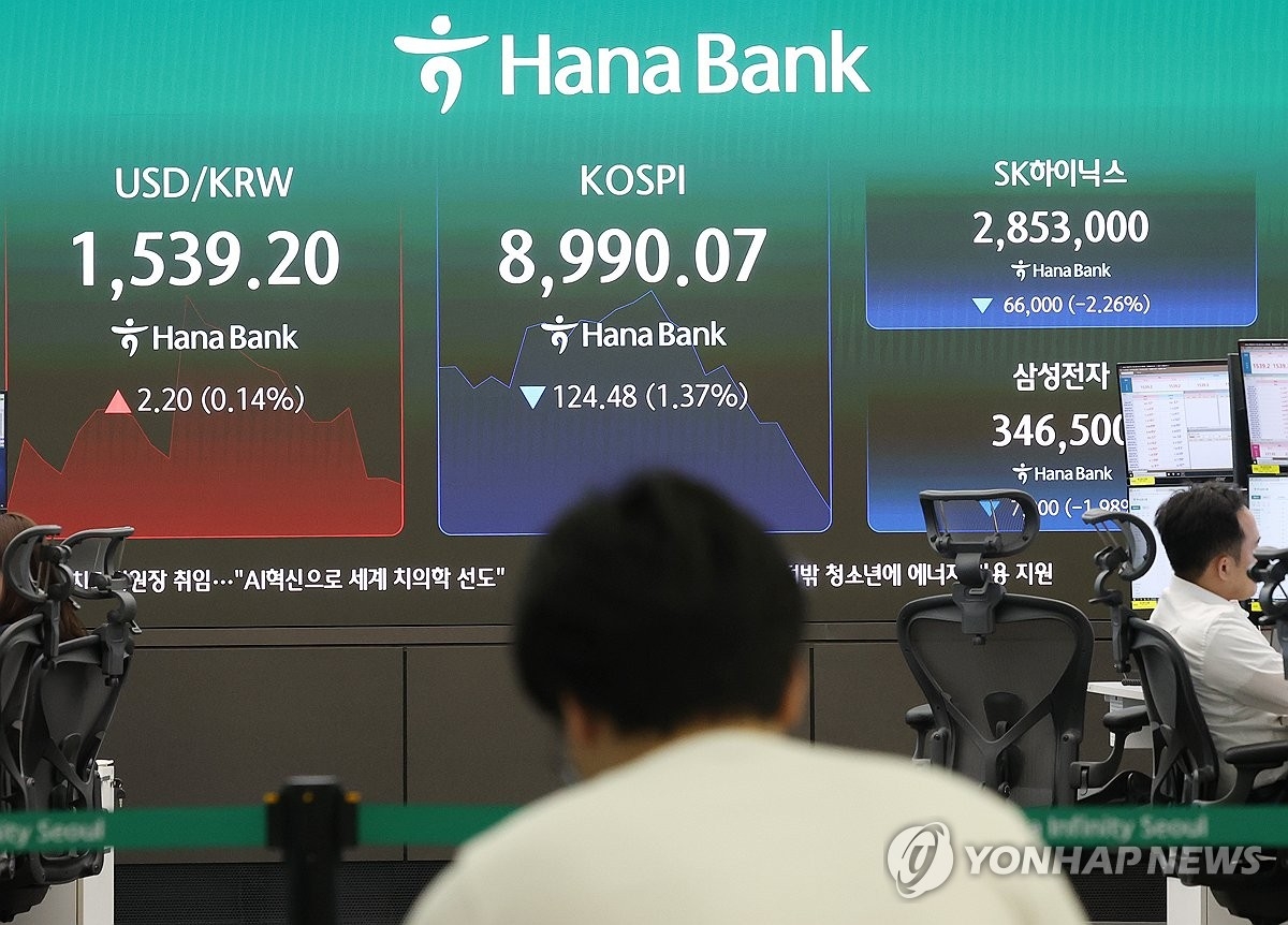 코스피 또다시 8% 폭락, 서킷브레이커 발동
