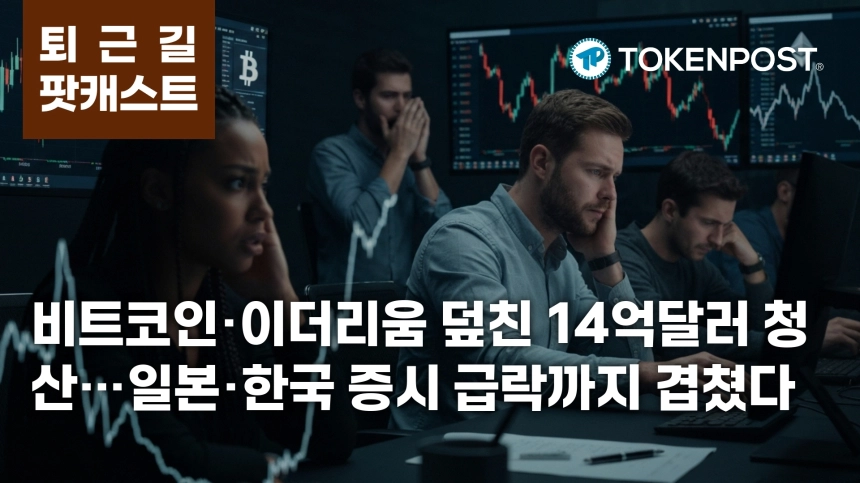 6월 26일 퇴근길 팟캐스트 — 24시간 14억5700만달러 청산, 비트코인·이더리움 중심 급락 압력
