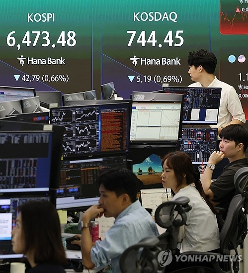 인공지능·반도체주 조정 압력, 한국 증시 매도세 확대
