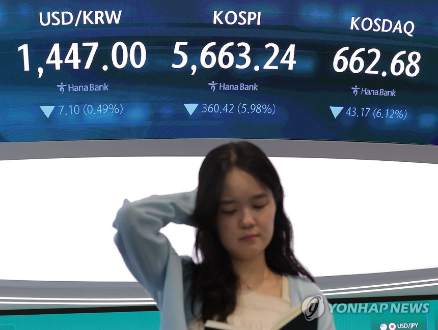 원/달러 환율 1,440원대 하락, 5개월 만에 최저치 기록