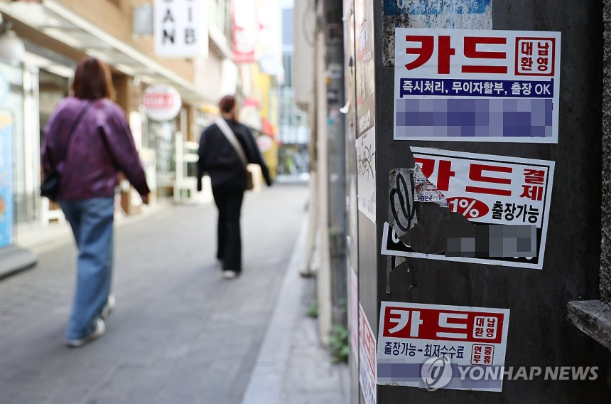 금융당국 압박에 국내 카드론 증가세 '주춤'…잔액 3천억 원 감소
