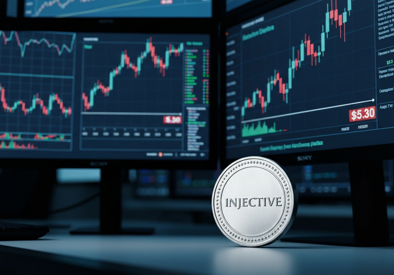 Injective tests $5.30 resistance as volume becomes key