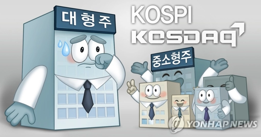 반도체 쇼크에 대형주 휘청… 중소형주로 자금 쏠림