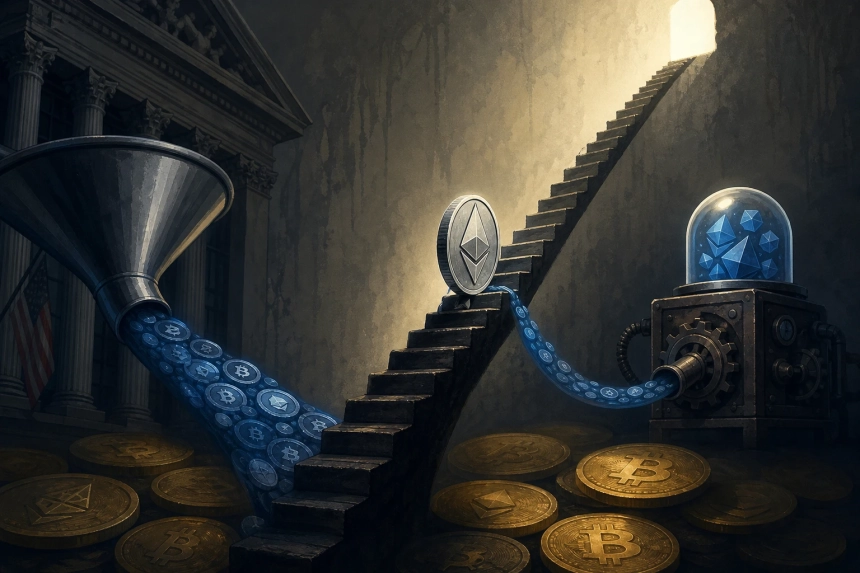 이더리움만 올랐다…ETF 자금·로빈후드 체인 효과 주목
