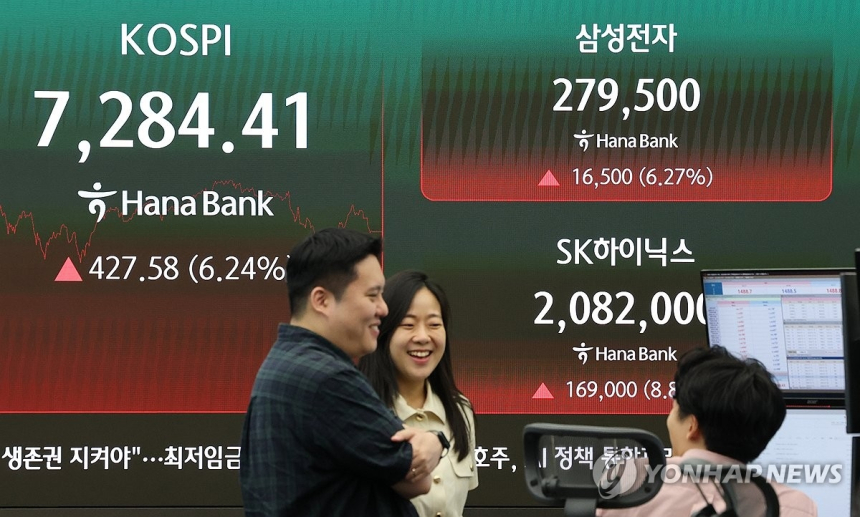 삼성전자·SK하이닉스, 반도체 투자 심리 개선에 주가 급등
