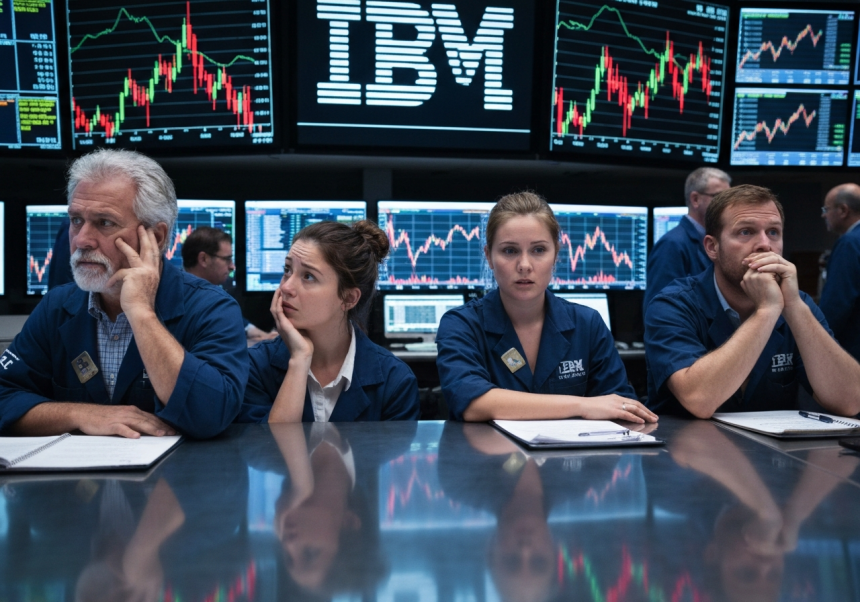 IBM, 실적 쇼크에 장중 26% 급락…시총 720억달러 증발