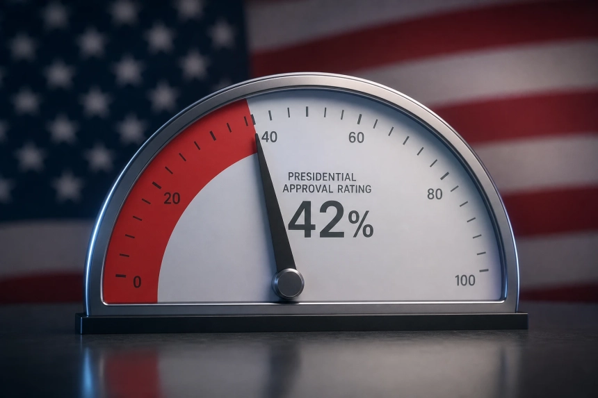 美 여론조사, 트럼프 지지율 42%…이민 49·범죄 47 강세, 물가 대응 35% 최저
