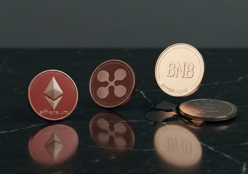 주요 알트코인 관망세 뚜렷…ETH·XRP 약세, BNB 반등 주목