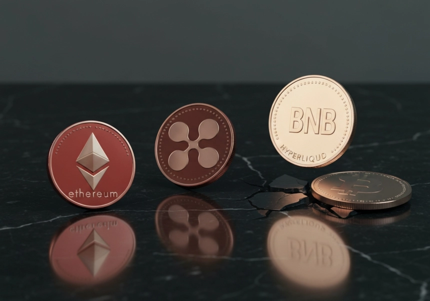 주요 알트코인 관망세 뚜렷…ETH·XRP 약세, BNB 반등 주목