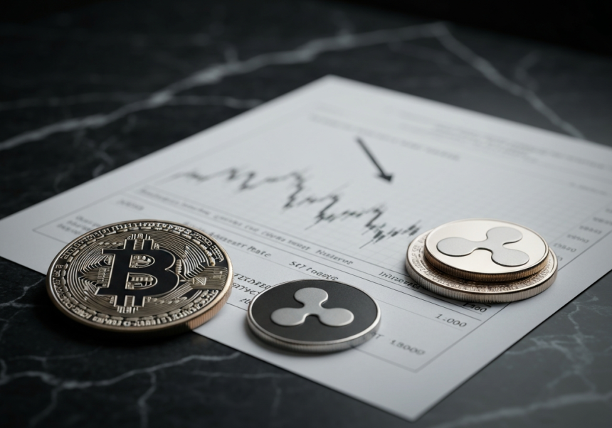 Fed 앞두고 비트코인·리플 동반 약세…XRP ETF 수요는 유지