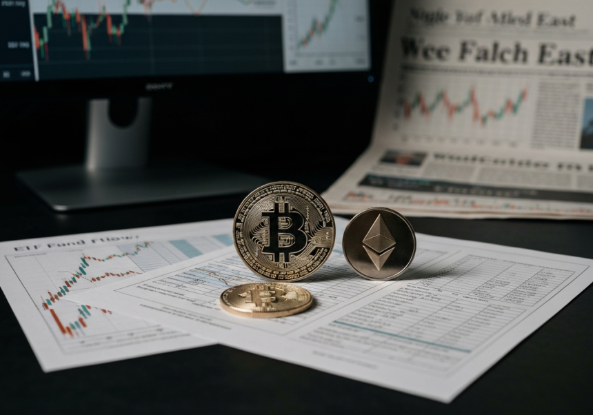 지정학 불안에도 기관 자금 복귀…비트코인 ETF 8주 만에 순유입 전환
