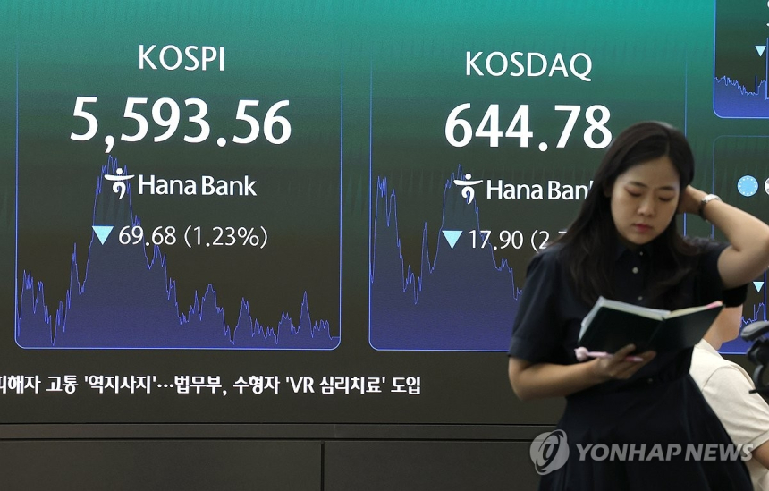  국내 증시 불안 속 위탁매매 미수금 1조원대 회복, 반대매매 급증 / 연합뉴스 