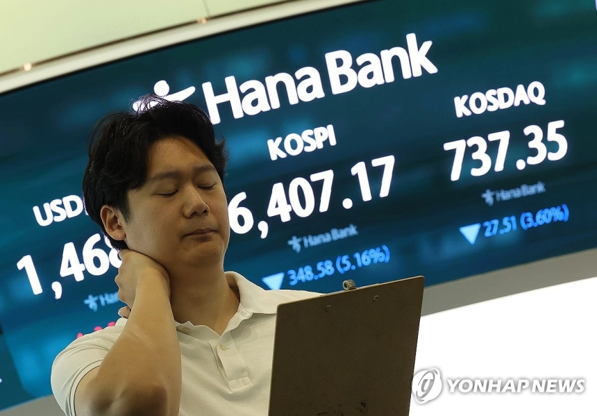 코스피 대폭락과 함께 '한국형 공포지수' VKOSPI 다시 80선 돌파