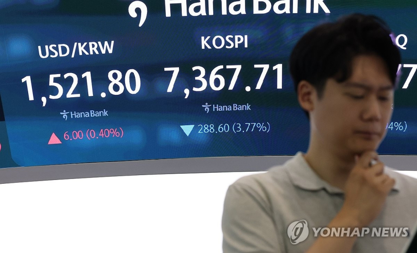 반도체 대형주 급락에 코스피 7천선 초반 진입, 시장 불안 고조
