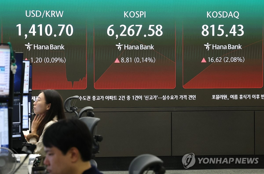 코스닥 6%↑, 중소형주 투자 쏠림...코스피는 숨 고르기