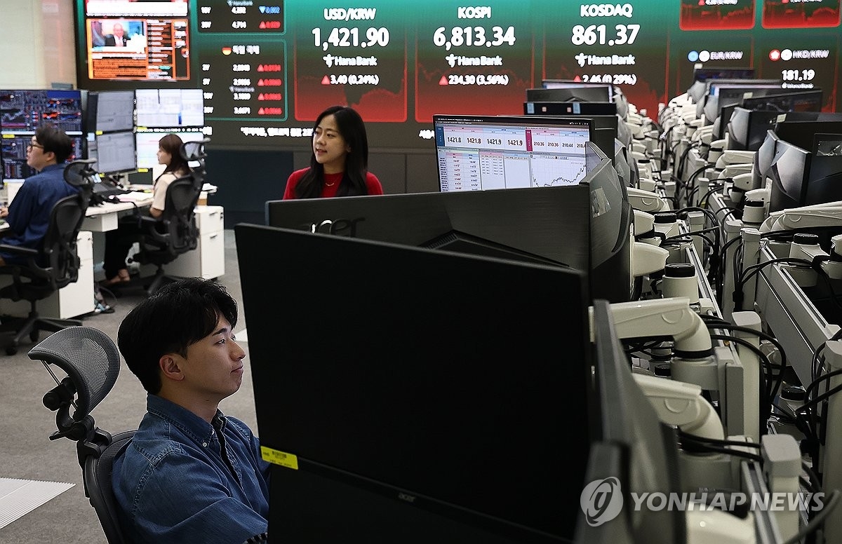 한국 증시, 미국 물가 둔화와 반도체 강세에 상승 시도