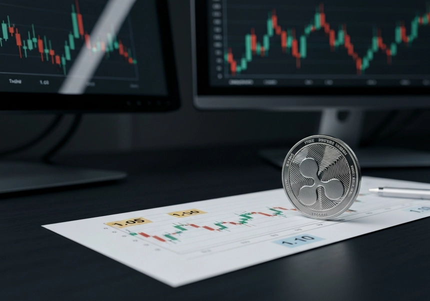 리플(XRP), 1.05달러 지지선 시험대…향후 48시간이 분기점 될까