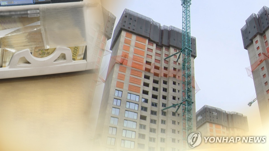  HUG 부동산 PF 보증 잔액 급증...위험 관리 필요성 부각 / 연합뉴스 
