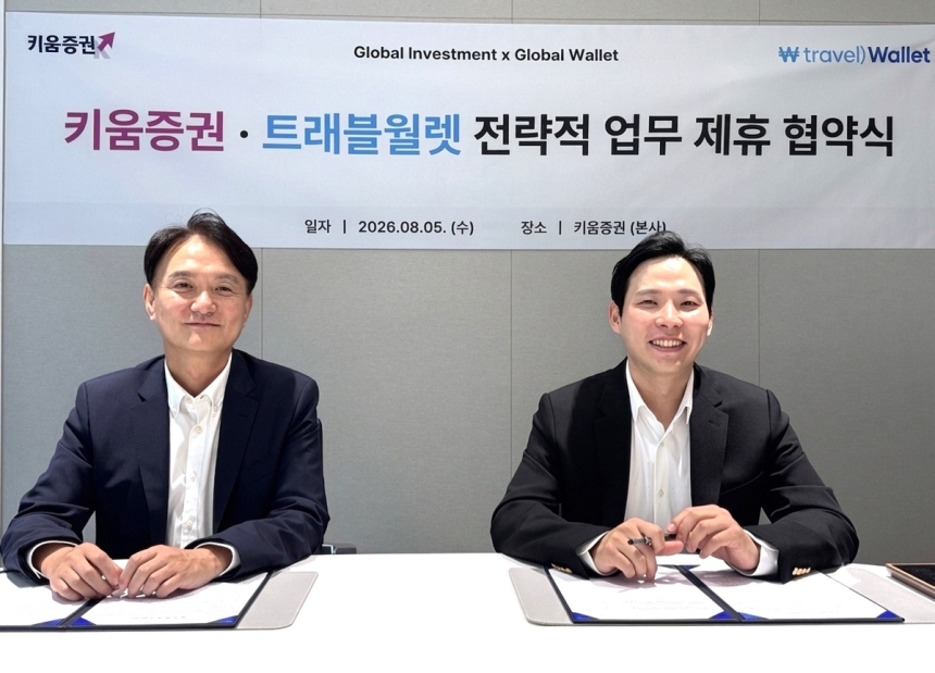 키움증권, 트래블월렛과 제휴로 디지털자산 혁신 모색