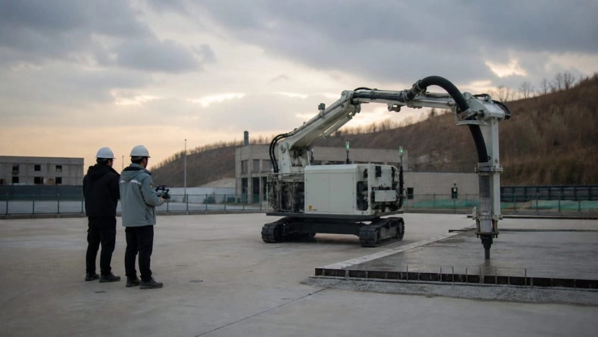 콘크리트 분배 로봇 실증, 전진건설로봇 양산 반영
