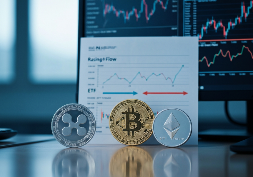 XRP ETF 자금 유출 부각…비트코인·이더리움과 온도차