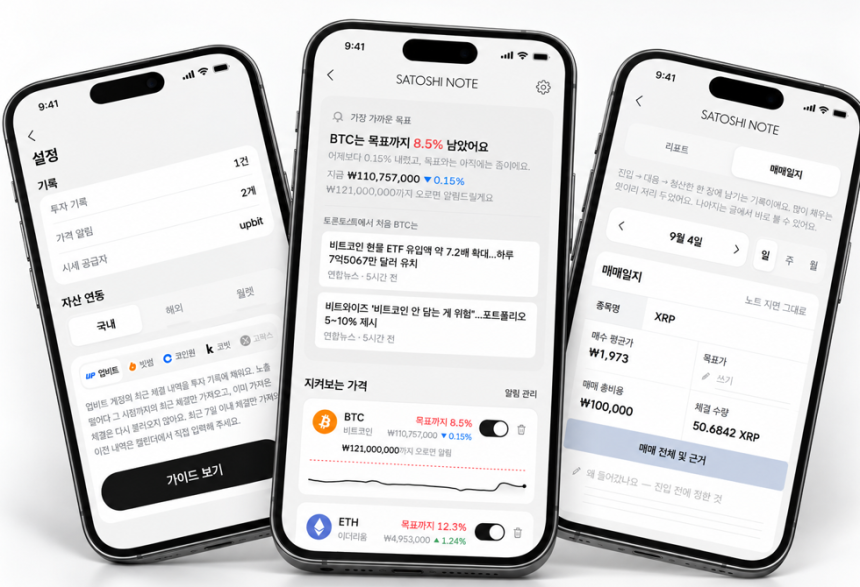 토큰포스트, ‘사토시노트™’ 앱 출시 이벤트 시작…거래소 연동하면 커피쿠폰 쏜다