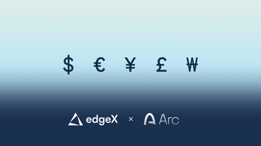 edgeX, Arc 대표 FX 무기한 선물 거래소로 선정…메인넷 출시 첫날부터 24시간 연중무휴 USD-JPY 거래 지원