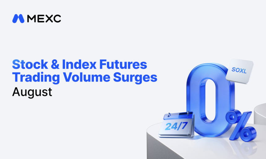 MEXC, 8월 주식선물 거래량 130% 증가… 반도체 ETF로 거래 집중