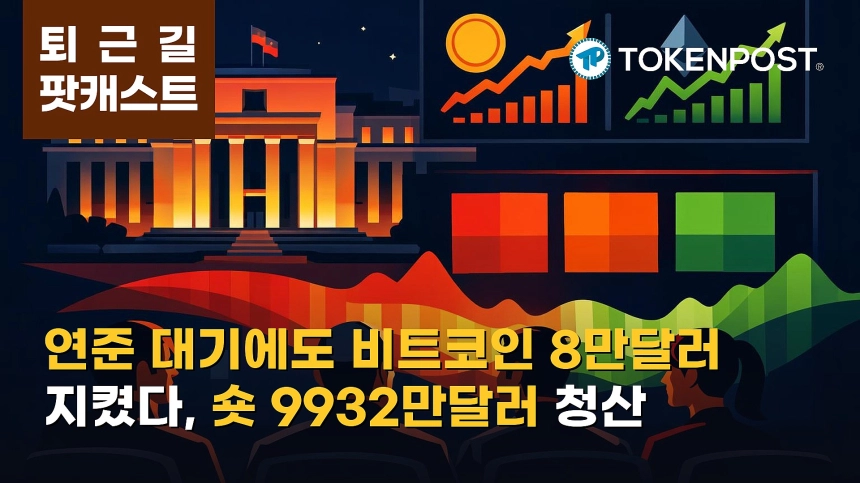 10월 28일 퇴근길 팟캐스트 — 연준 금리 결정 대기 속 비트코인 8만달러 안착, 숏 청산 9932만달러