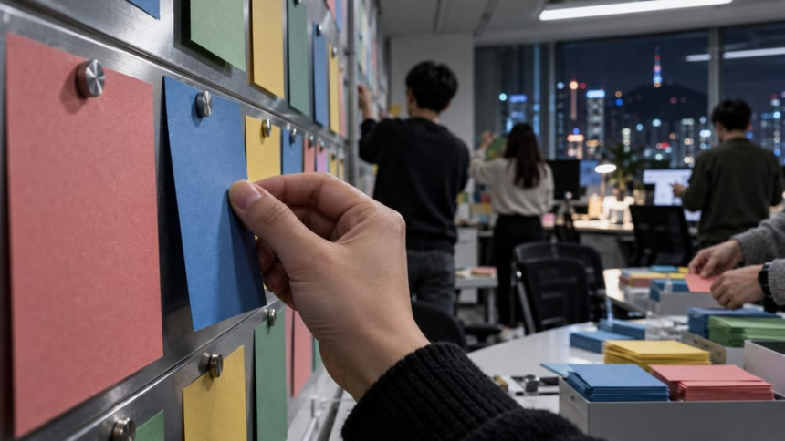 AI 생성 이미지: 연결관을 따라 작은 플라스크에 모이는 투명한 응축액 / TokenPost.ai (macro)